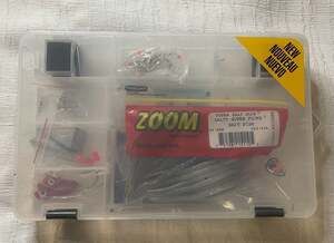 Shakespeare Catch More Fish Tackle Kit Box with Zoom Salty Super Flukes